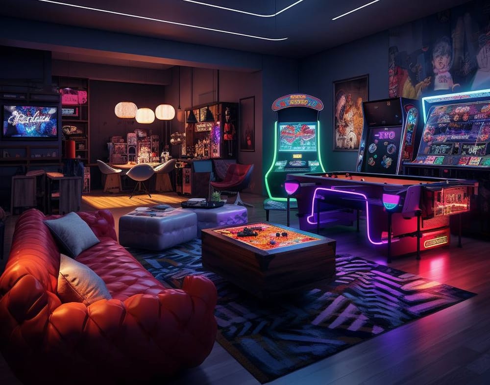 Menschen beim Gaming in der GamesBar